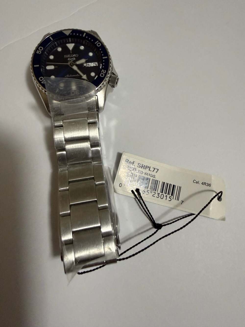 Seiko 5 Sports SRPL77 Automatic Blue Dial Stainless Steel Watch